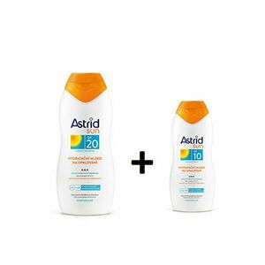Astrid Loțiune hidratantă SPF 20.200 ml + Hidratant SPF 10.100 ml SUN imagine