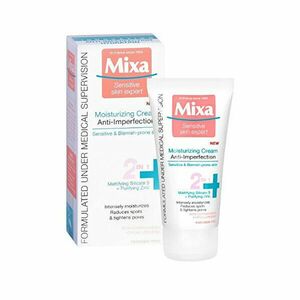 Mixa Cremă hidratantă 2in1 cu efect de curățare zilnică pentru eliminarea impurităților Sensitive Skin Expert (Anti-Imperfection Moisturizing Cream) 5 imagine