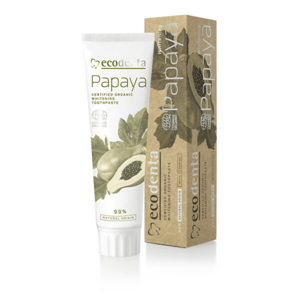 Ecodenta BIO pasta de dinți pentru albire cu extract de papaya(Certified Organic Whitening Toothpaste) 100 ml imagine