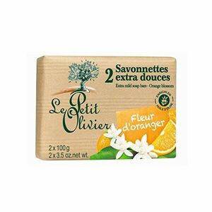Le Petit Olivier Floare de săpun extra fin Orange (Extra Mild Soap Bars) 2 x 100g imagine