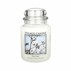 Village Candle Lumânare parfumată din sticlă linens Clean ( Pure Linen) 645 g imagine