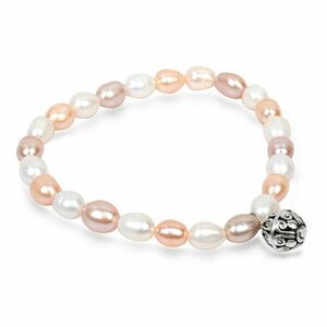 JwL Luxury Pearls Brățară fină cu perle reale și cu ornament metalic JL0294 imagine