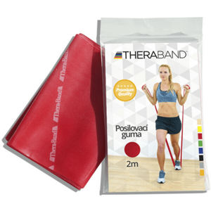 Thera-Band Thera-Band gumă Booster 12, 5 cm x 2 m Roșie- mediu imagine