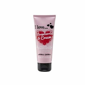 I Love Cremă nutritivă de mâini cu miros de căpșuni(Strawberries & Cream Super Soft Hand Lotion) 75 ml imagine