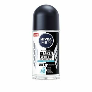 Nivea Ball antiperspirant Black & White pentru bărbați proaspete 48H (Anti-Perspirant) 50 ml imagine