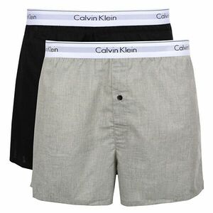 Calvin Klein 2 PACK - boxeri pentru bărbați NB1396A-BHY S imagine