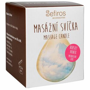 Sefiros Lumânare pentru masaj Mountain Breeze (Massage Candle) 120 ml imagine