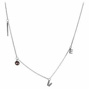 JwL Luxury Pearls Dragoste colier din argint cu perla JL0339 autentic imagine