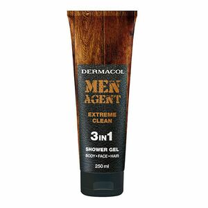 Dermacol Gel de duș 3in1 Extreme Clean Men Agent (Shower Gel) 250 ml pentru bărbați imagine
