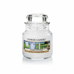 Yankee Candle Lumânare parfumată Classic mică Clean Cotton 104 g imagine