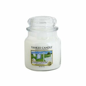 Yankee Candle Lumânare parfumată Classic medie Clean Cotton 411 g imagine