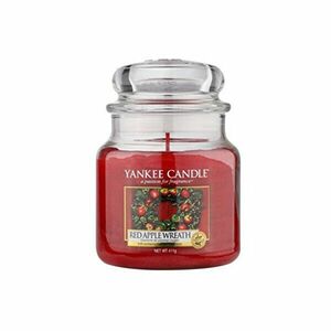 Yankee Candle Lumânare parfumata Classic medie Red Apple Wreath 411 g imagine
