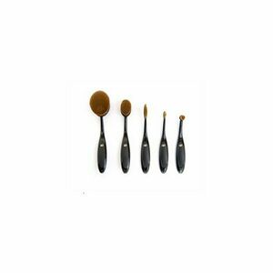 Rio-Beauty Set perii microfibră pentru make-up (Microfibre Brush Set) 5 buc imagine