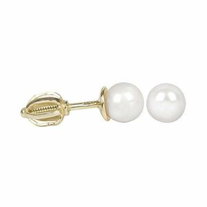 Brilio Cercei din aur cu perle pentru femei 235 001 00403 imagine