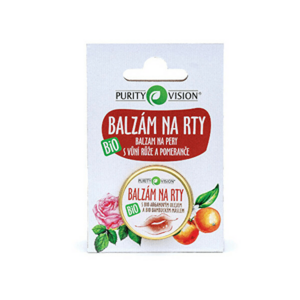 Purity Vision Balsam de buze BIO care are aroma de trandafir și portocaliu 12 ml imagine