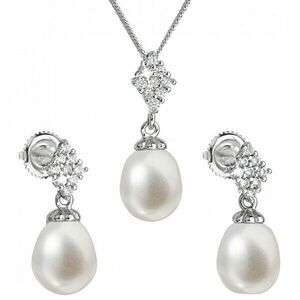 Evolution Group Set luxos din argint cu perle reale Pavona 29018.1(cercei, lănțișor, pandantiv) imagine