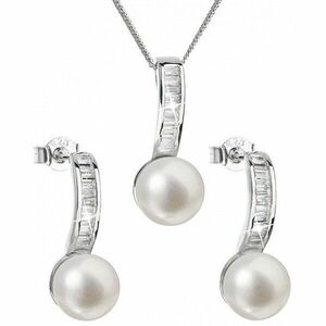 Evolution Group Set de argint de lux cu perle autentice Pavon 29019.1 imagine