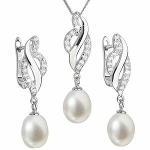 Evolution Group Set de argint de lux cu perle autentice Pavon 29021.1 imagine