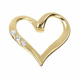 Brilio Inimă cu pandantiv din aur cu cristale 249 001 00354 imagine