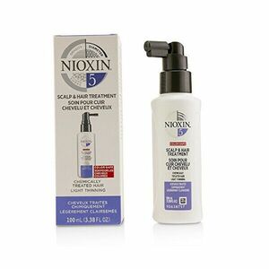 Nioxin Tratament fără clătire pentru păr normal, puternic și vopsit System 5 (Scalp & Hair Treatment) 100 ml imagine