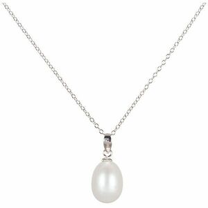 JwL Luxury Pearls Colier din argint cu perla dreapta 45cm JL0436 55 cm imagine