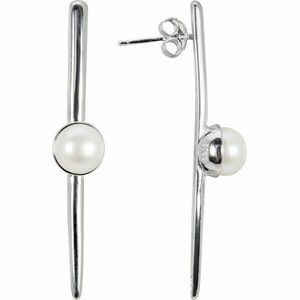 JwL Luxury Pearls Cercei din argint originali cu perla dreapta JL0464 imagine