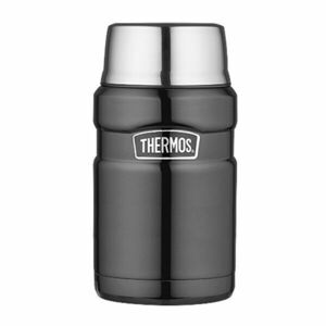 Thermos Stil Termos pentru alimente cu ceașcă - gri metalic 710 ml imagine