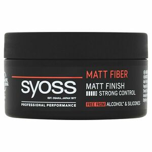 Syoss Styling Pastă de păr - aceasta conferă părului o fixare puternică și un efect matt Matt Fiber (Paste) 100 ml imagine