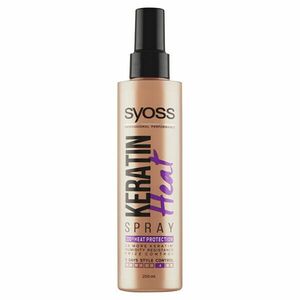 Syoss Spray de coafat - asigură un control maxim asupra părului Keratin 4 (Heat Spray) 200 ml imagine