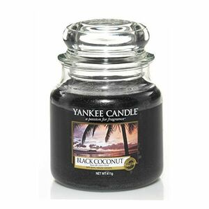 Yankee Candle Lumânare aromatică Classic Medie Black Coconut 411 g imagine