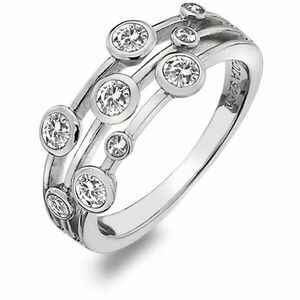 Hot Diamonds Inel de argint de lux cu topaz și diamant Willow DR207 50 mm imagine