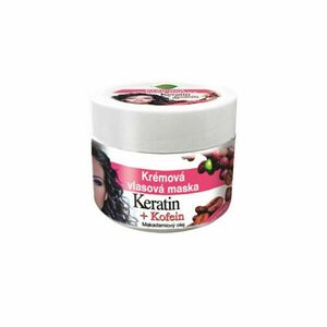 Bione Cosmetics Mască cremoasă pentru păr Keratin + Kofein 260 ml imagine