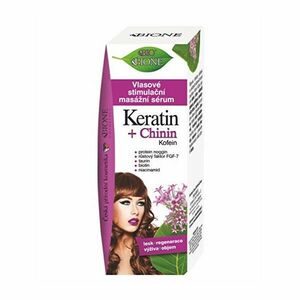 Bione Cosmetics Ser pentru stimulare păr Keratin + Chinin 215 ml imagine