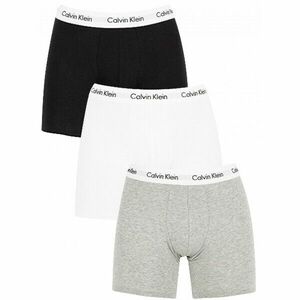 Calvin Klein 3 PACK- boxeri pentru bărbațiNB1770A-MP1 Black, White, Heather gri S imagine