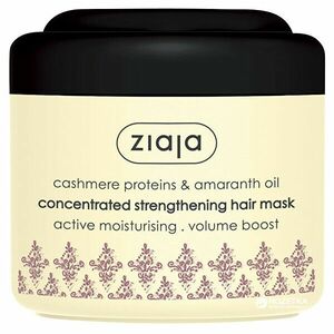 Ziaja Mască hrănitoare pentru păr cu ulei de amarant Cashmere ( Concentrated Strengthening Hair Mask) 200 ml imagine