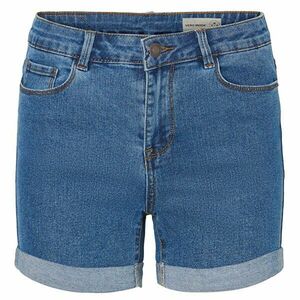 Vero Moda Pantaloni scurți pentru femei Hot Seven Nw Dnm Fold Shorts Mix Noos Medium Blue Denim XL imagine