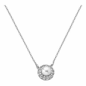 Majorica Colier din argint cu perle și strasuri 15254.01.2.000.010.1 imagine
