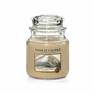 Yankee Candle Lumânare aromatică medie Warm Cashmere 411 g imagine