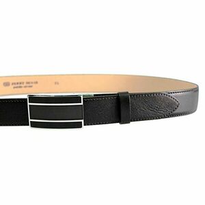 Penny Belts Cureaua din piele elegantă pentru bărbați 35-020-A6 Negru 115 cm imagine