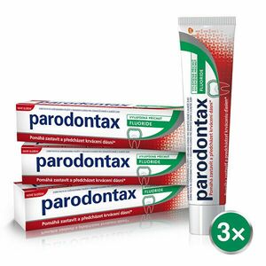 Parodontax Pastă de dinți anti-sângerare Fluorid Tripack 3 x 75 ml imagine