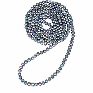 JwL Luxury Pearls Colier lung, realizat din perle albastre JL0531 imagine