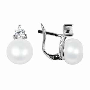 JwL Luxury Pearls Cercei perla cu alb autentic Pearl JL0538 imagine