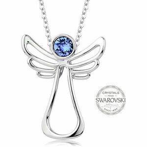 Levien Colir cu Înger și cu cristal albastru Guardian Angel imagine
