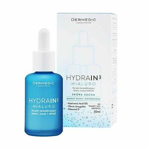 DERMEDIC Ser pentru piele hidratantă pentru pielea uscată deshidratată Hydrain3 Hialuro 30 ml imagine