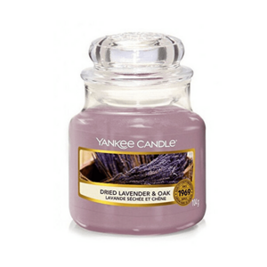 Yankee Candle Lumânare parfumată Classic mică Dried Lavender & Oak 104 g imagine
