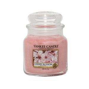 Yankee Candle Lumânare parfumată Medie Classic Cherry Blossom 411 g imagine