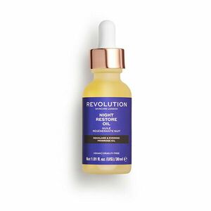 Revolution Skincare Ser hidratant in ulei pentru noapte Skincare Night Restore Oil (Squalana And Evening Primrose Oil) 30 ml imagine