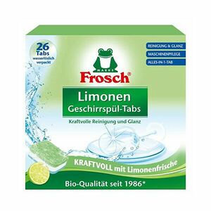 Frosch Tablete de spălat vase Frosch EKO toate în 1 comprimate cu 26 de lămâie imagine