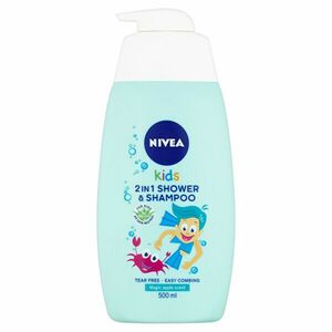 Nivea Gel de duș pentru copii și șampon 2 în 1 cu miros de mere (2 in1 Shower & Shampoo) 500 ml imagine