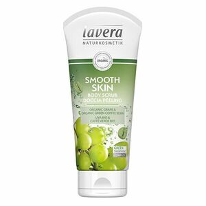 Lavera Peeling de corp Smooth Skin Bio grape and Bio green coffee ( Body Scrub) 200 ml imagine